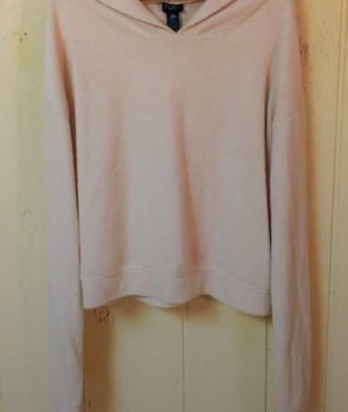 Womans Rue 21 Fuzzy Crop Hoodie - Picture 7 of 7